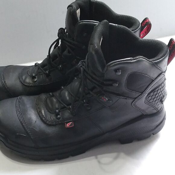 Red Wing Shoes Work Boots Safety Toe EH Rated Black Leather USA Made 10.5 - Picture 10 of 10